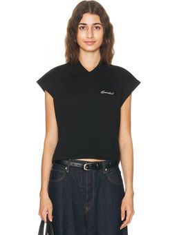 Fear of God ESSENTIALS - Cropped Pique Polo Top