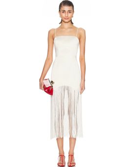 fleur du mal - Satin Fringe Dress
