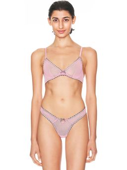 fleur du mal - Sabrina Mesh Demi Bra