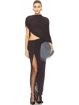 Francesco Murano - Sheer Draped Dress