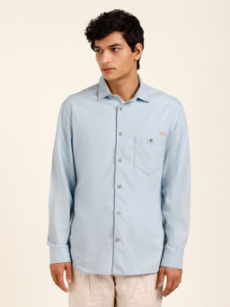Andamen - Periwinkle Blue Regular Fit Shirt