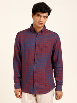 Andamen - Multi-Color Check Slim Shirt