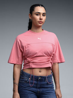 Puma - Dare To Womens Fitted Waist Crop T-Shirt