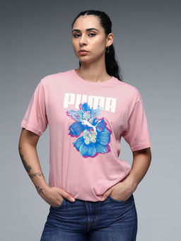 Puma - House Of Graphics Womens Relaxed Flower T-Shirt