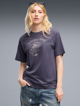 Puma - Grey Relaxed Running Vibes T-Shirt