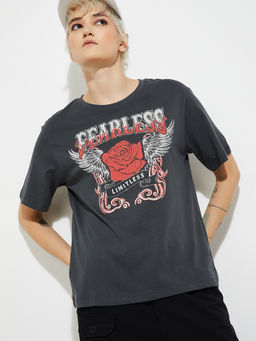 max - Urb_N Women Relaxed Fit Graphic T-Shirt