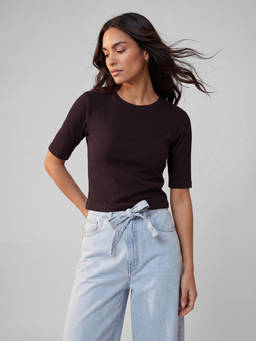 max - Women Ribbed T-Shirt