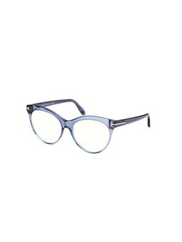 Tom Ford Eyewear - Women Blue Full Rim Eyeglass Frame - FT5827-B 55 090 (55)