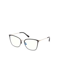 Tom Ford Eyewear - Women Black Full Rim Eyeglass Frame - FT5839-B 56 001 (56)