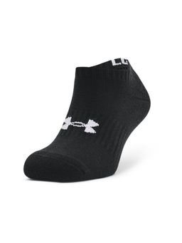 Under Armour - Unisex Core No Show Socks - Black (Pack of 3)