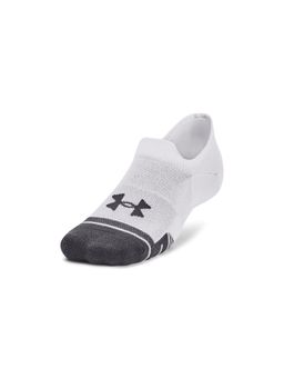Under Armour - Unisex Performance Tech Ultra Socks - White (Pack of 3)
