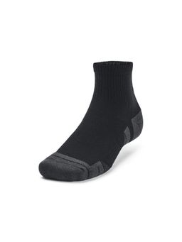 Under Armour - Unisex Performance Tech Quarter Socks - Black (Pack of 3)
