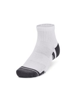 Under Armour - Unisex Performance Cotton Quarter Socks - White (Pack of 3)
