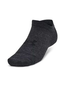 Under Armour - Unisex Essential No Show Socks - Black (Pack of 3)