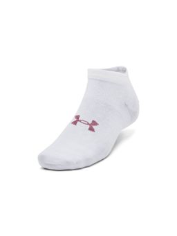 Under Armour - Unisex Essential Low Socks - White (Pack of 3)
