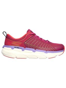 SKECHERS - Max Cushioning Premier-fast A Pink Walking Lace Up Sports Shoes