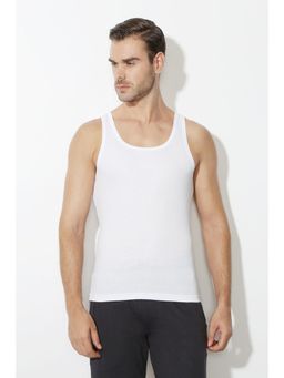 Van Heusen Innerwear - Men Antibacterial & Quick Dry Vest - White