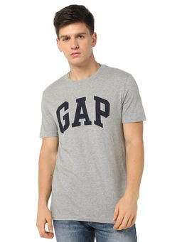GAP - Men Grey Crew Neck T-shirt