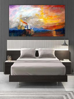 The Art House - Abstract Painting Wall Art Framed Art Painting Print