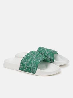 United Colors of Benetton - Men Green PU Sliders