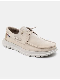 U.S. POLO ASSN. - Men Beige CIRO Boat Shoes