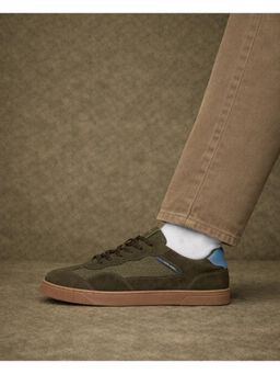 Rare Rabbit - Men Olive Sneakers