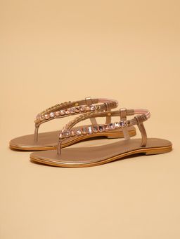 ERIDANI - Women Norina Rosegold Sandals