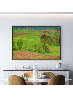 ARTCREST - A Greenl& Painting Black Box Framed Canvas