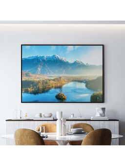 ARTCREST - Blend In Slovania Painting Black Box Framed Canvas