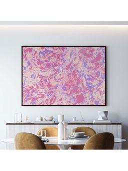 ARTCREST - Br&Y Rose Abstract Painting Black Box Framed Canvas