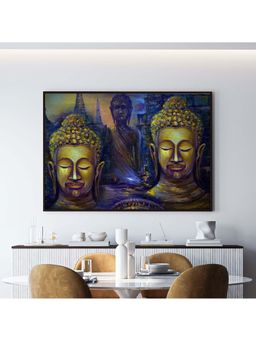 ARTCREST - Buddha Black Box Framed Canvas Painting