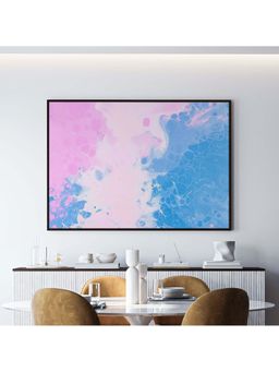 ARTCREST - Calm Abstract Art Painting Black Box Framed Canvas