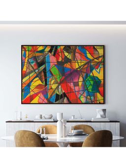 ARTCREST - Deformation Painting Black Box Framed Canvas