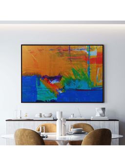 ARTCREST - Vibrant Colors Black Box Framed Canvas