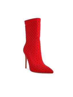 London Rag - Embellished Red Casual Boots