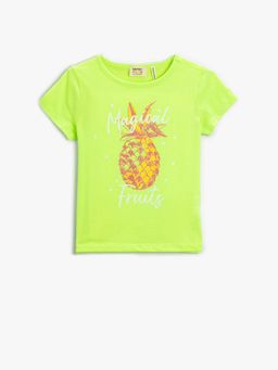 Koton - Girls Mint Green T-shirt