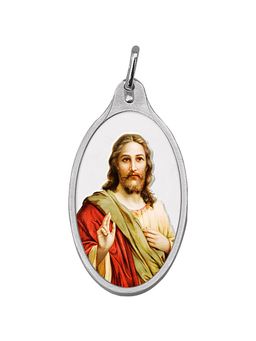 Kundan - 5.11 gm (999.9) Jesus Silver Colour Pendant