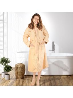 At Home by Nilkamal - Arias Kimono Bath Robe Large (Sand Grey)