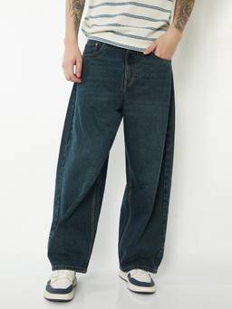 max - Men Blue Light Wash Loose Fit Jeans