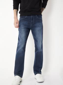 max - Men Blue Washed Regular Fit Jeans