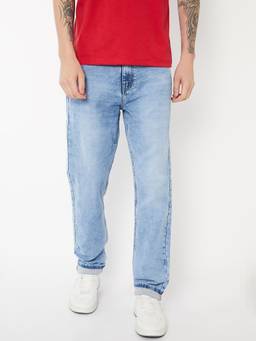 max - Men Blue Dark Wash Relaxed Fit Jeans