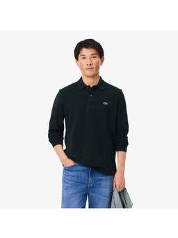 Lacoste - Casual Favourite Green Classic Fit Long Sleeved L.12.12 Polo T-Shirt