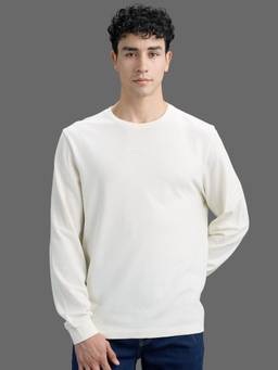 Pepe Jeans - Polished Everyday Men Off White Slim Fit Long Sleeves T-Shirt