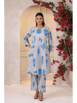 CRAFIQA - Women Grey Printed Co-Ord Set