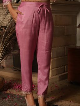 ARAMYA - Dusty Pink Shantoon Pant