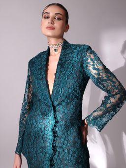 VOLCAPE - Jessica Teal Blazer