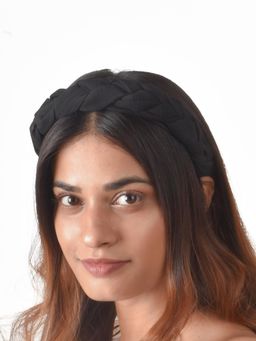 Joker and Witch - Joker & Witch Lassie Braided Bold Black Hairband