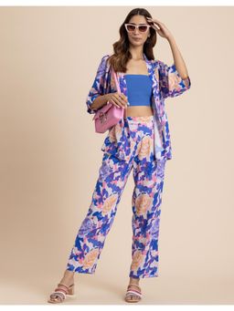 Moomaya - Printed Co-Ord for Women In Multi-Color (Set of 2)