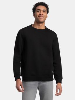Jockey - US92 Men Super Combed Cotton Rich Fleece Sweatshirt - Black