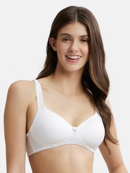 Jockey - FE35 Wirefree Padded Super Combed Cotton Elastane T-Shirt Bra - White